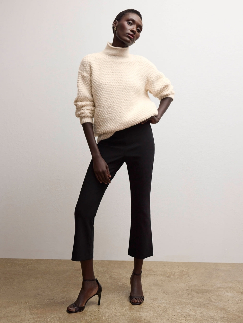 M.M. Lafleur Black The Kick Flare Foster Pant - Eco PowerStretch Size 4